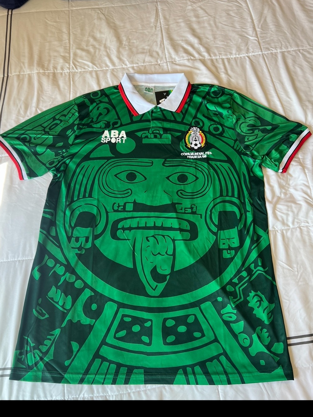 Mexico Jersey World Cup Retro Green